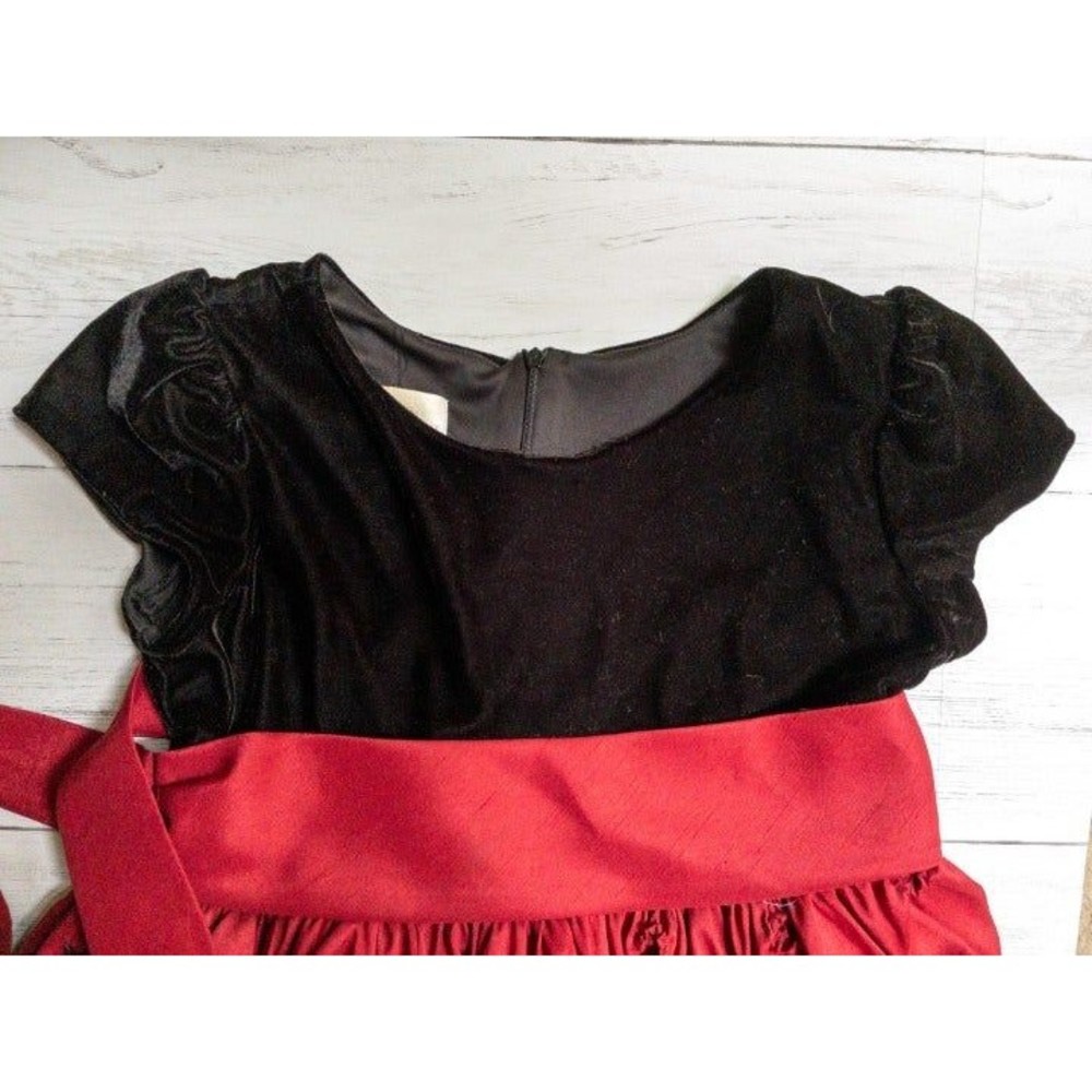 American Princess Black and Red Formal Kids Dress size 12 - Picture 2 of 3